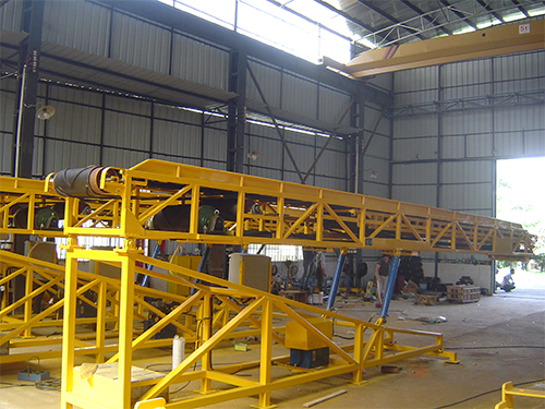 SSDG telescopic lift belt conveyor